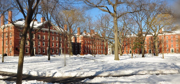 Harvard Yard in Winter